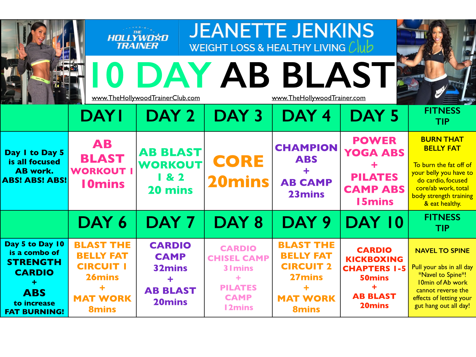 Jeanette Jenkins Workout Plan | EOUA Blog