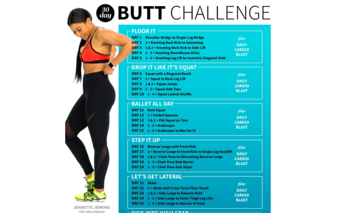 30Day Butt Challenge! – Jeanette Jenkins